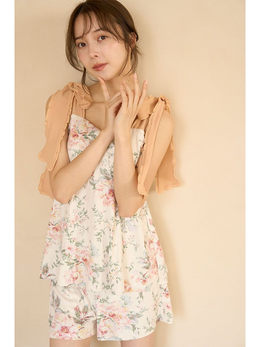 SNIDEL HOME「ショルダーリボンカットセットアップ」|ルームウェア|