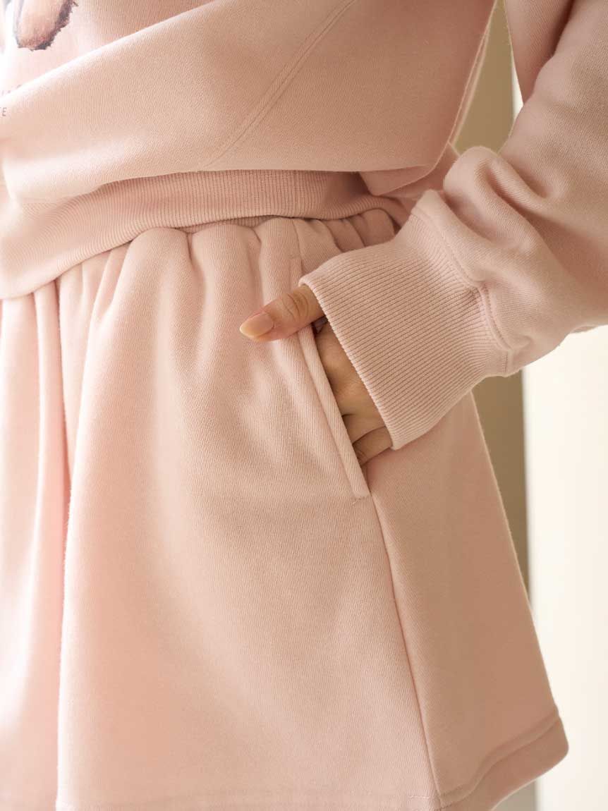 SNIDEL HOME「スウェットスカショーパン」|ルームウェア|