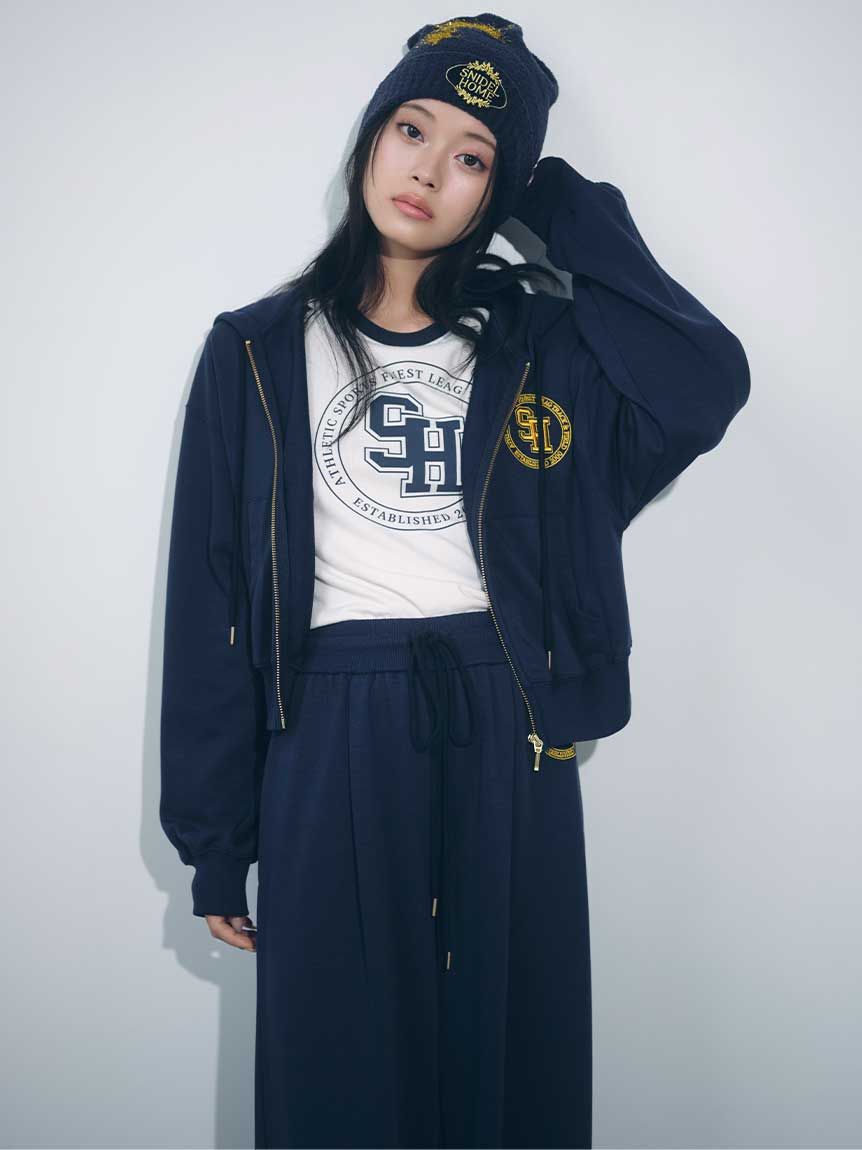 SNIDEL HOME「ロゴラグランスリーブTシャツ」|ルームウェア|