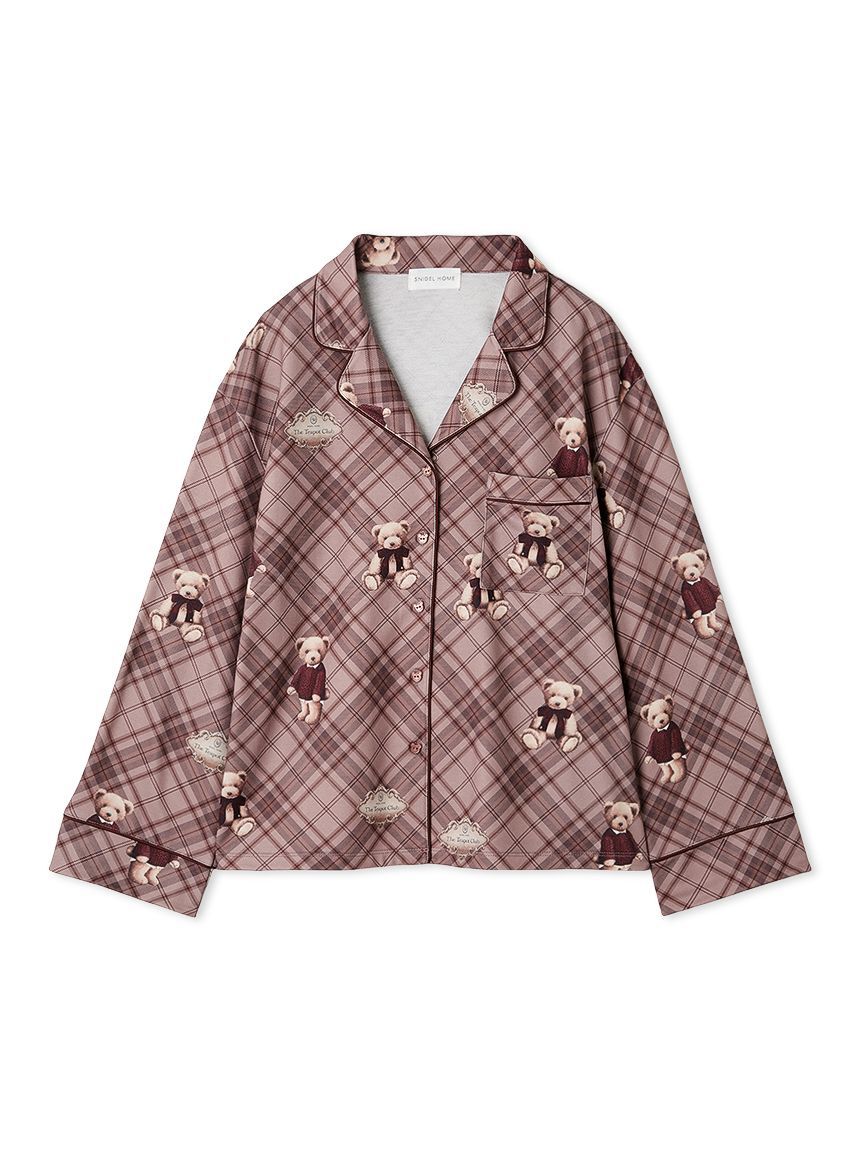 SNIDEL HOME「Bear開襟シャツ」|ルームウェア|