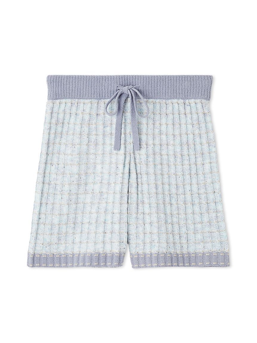 SNIDEL HOME「ラメニットツイードショートパンツ」|ルームウェア|