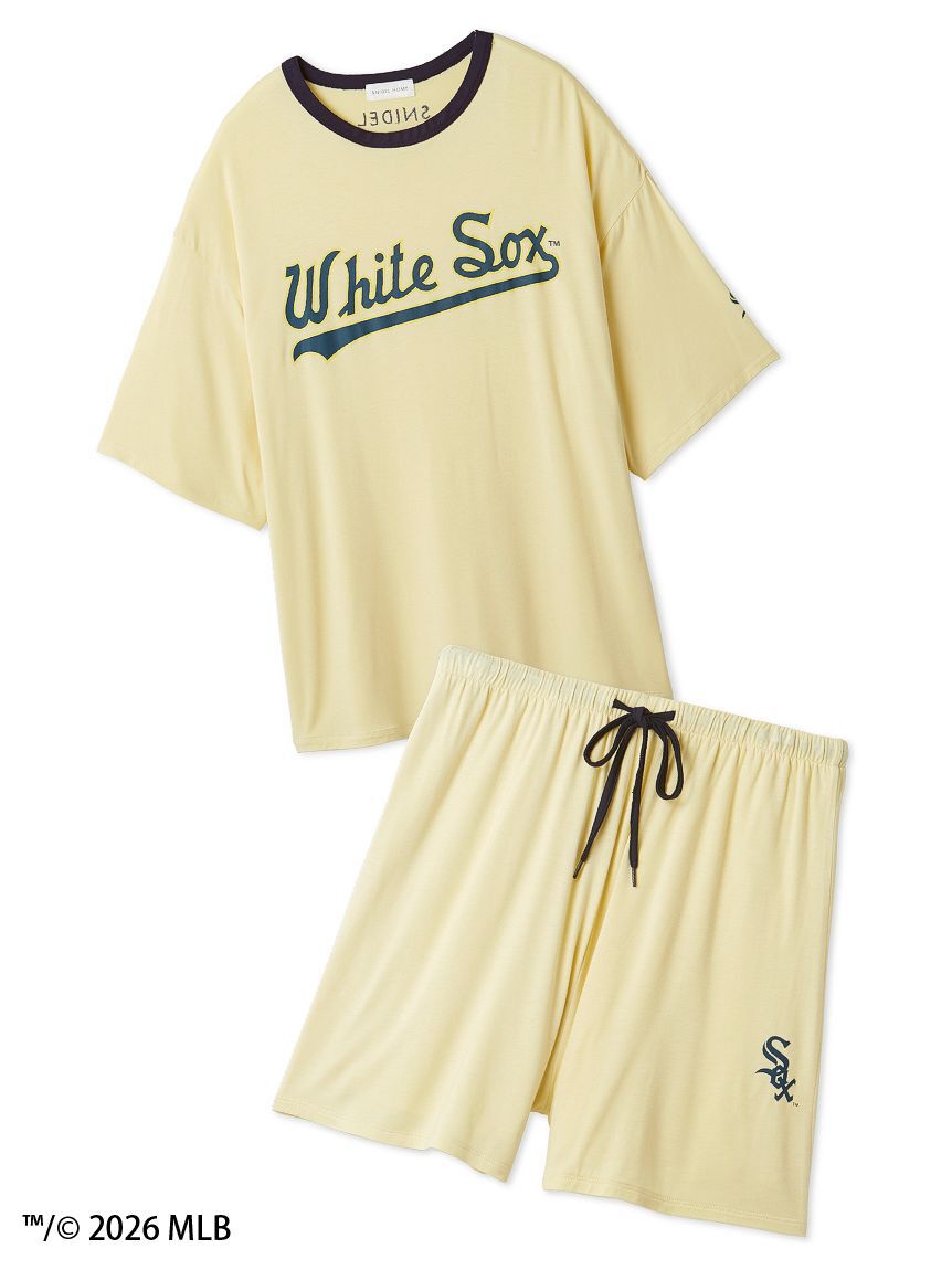 SNIDEL HOME「【MLB】Tシャツセットアップ」|ルームウェア|YEL