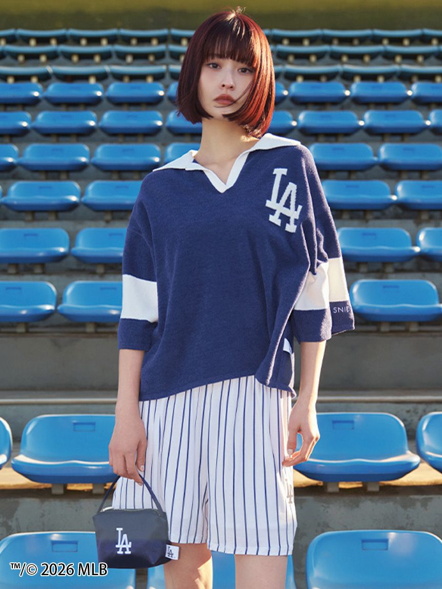 SNIDEL HOME「【MLB】Tシャツセットアップ」|ルームウェア|