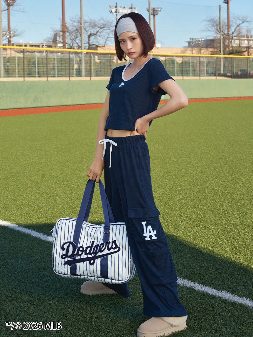 SNIDEL HOME「【MLB】カットカーブパンツ」|ルームウェア|