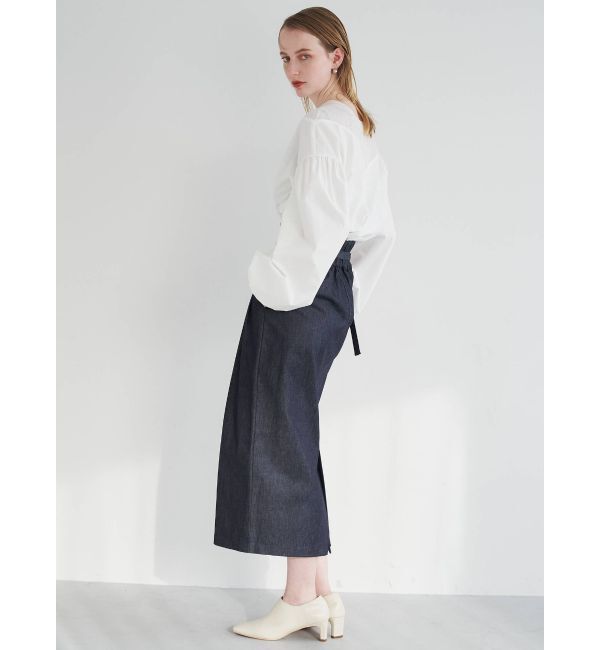 ELENDEEK「TUCK COCOON SK」|スカート|