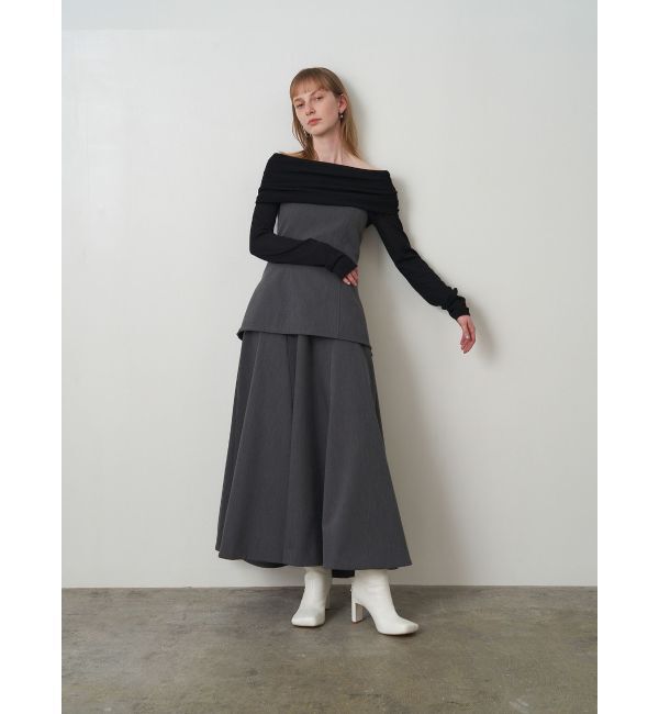 ELENDEEK「HIGH WAIST FLARE SK」|スカート|