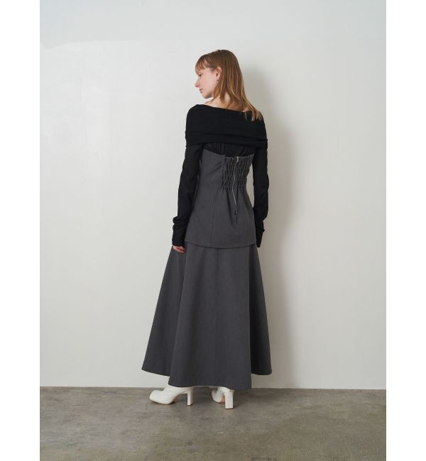 ELENDEEK「HIGH WAIST FLARE SK」|スカート|