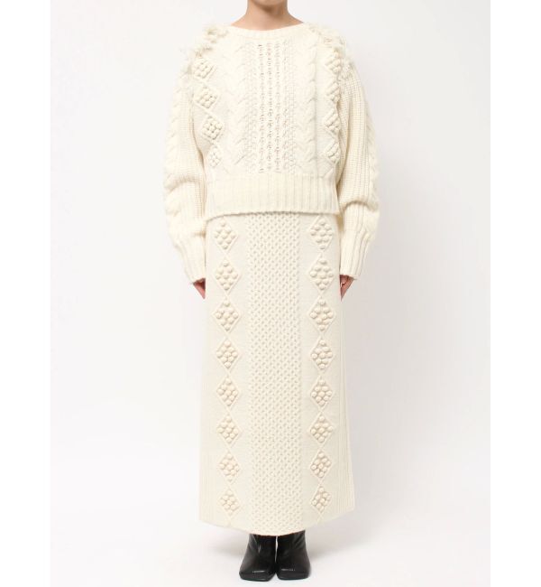 ELENDEEK「CABLE TIGHT SK」|スカート|