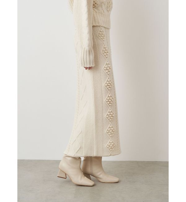 ELENDEEK「CABLE TIGHT SK」|スカート|