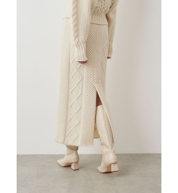 ELENDEEK「CABLE TIGHT SK」|スカート|