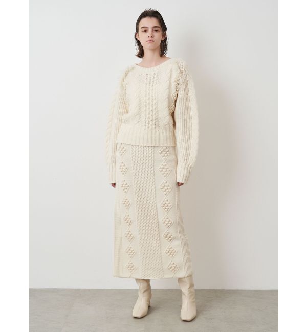 ELENDEEK「CABLE TIGHT SK」|スカート|