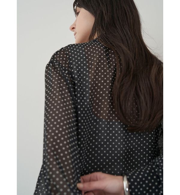 ELENDEEK「DOT SHEER SH」|シャツ・ブラウス|