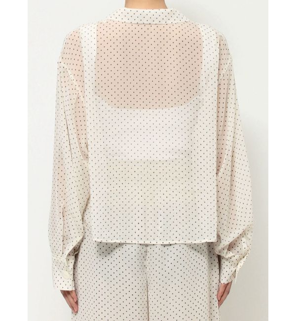 ELENDEEK「DOT SHEER SH」|シャツ・ブラウス|