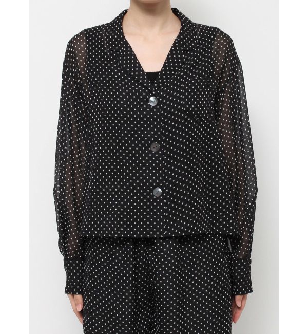 ELENDEEK「DOT SHEER SH」|シャツ・ブラウス|