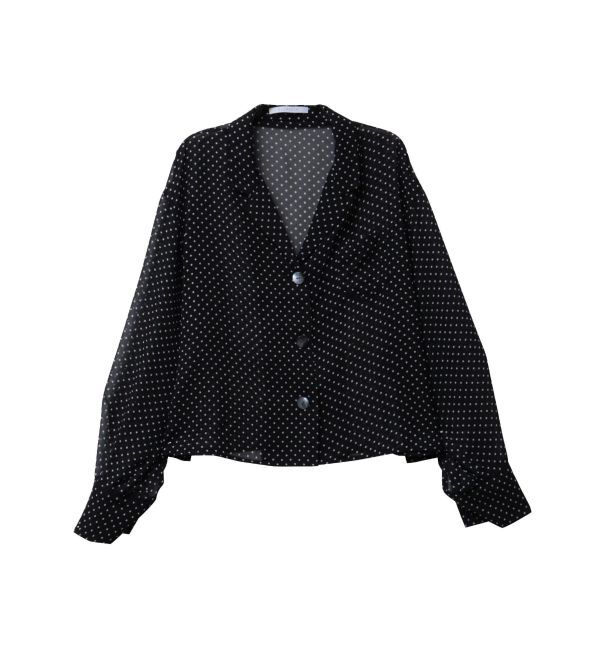 ELENDEEK「DOT SHEER SH」|シャツ・ブラウス|