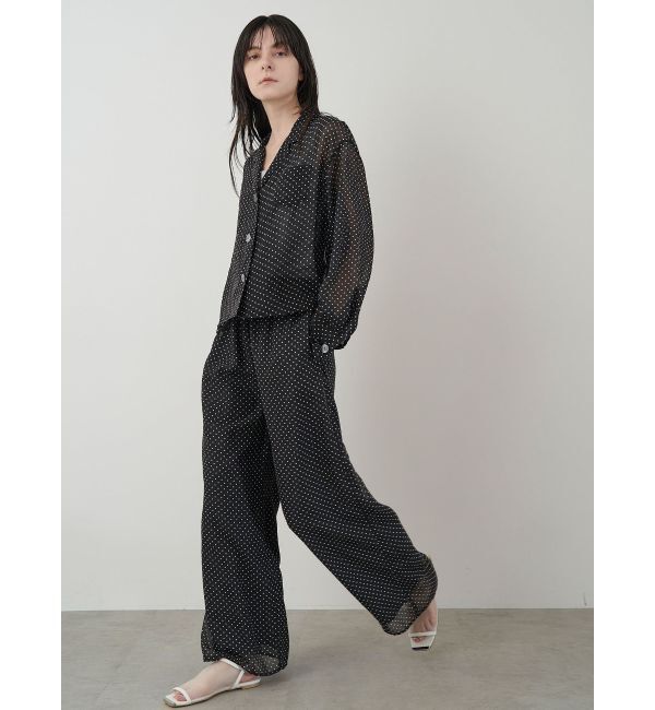 ELENDEEK「DOT SHEER SH」|シャツ・ブラウス|