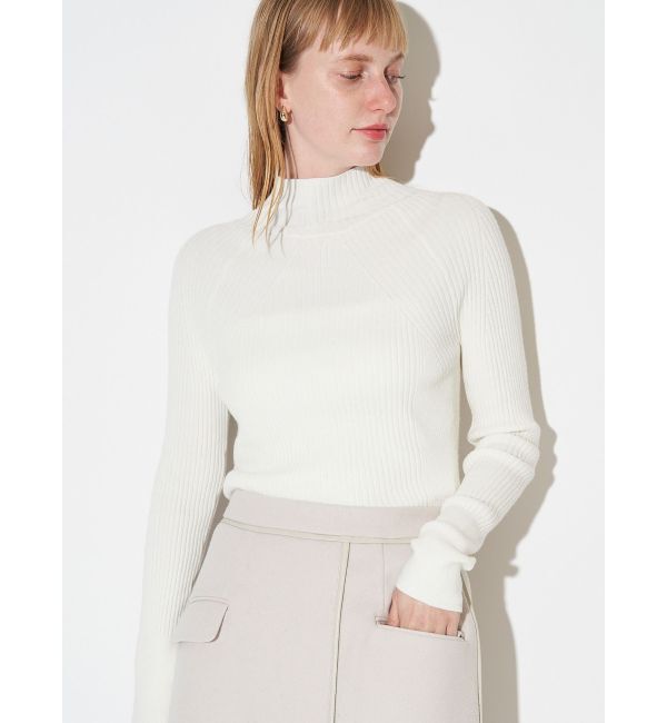 ELENDEEK「HIGH NECK WIDE RIB KT」|ニット・セーター|