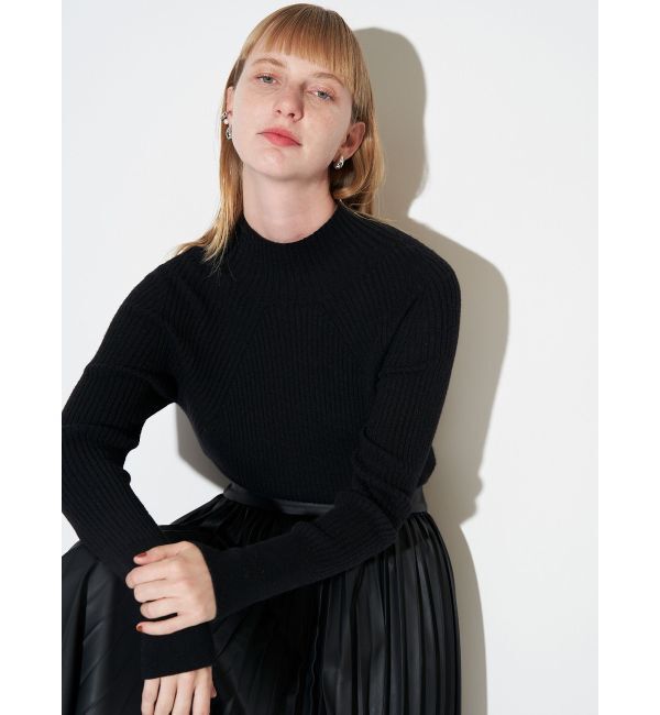 ELENDEEK「HIGH NECK WIDE RIB KT」|ニット・セーター|