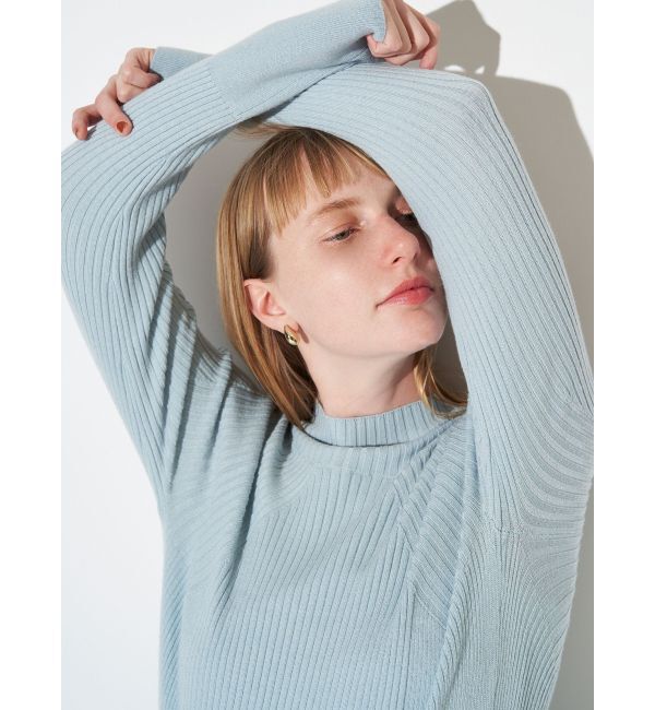 ELENDEEK「HIGH NECK WIDE RIB KT」|ニット・セーター|