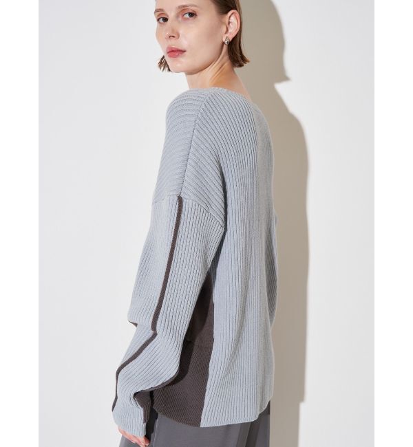 ELENDEEK「BICOLOR LOOSE KT」|ニット・セーター|