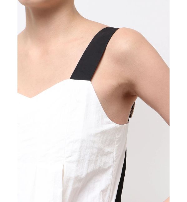 ELENDEEK「BICOLOR STRAP OP」|ワンピース|