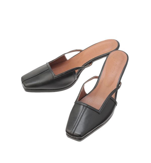 RESEXXY「スクエアトゥミュール」|パンプス|