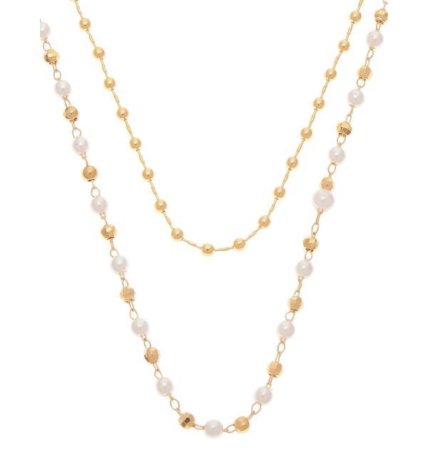 RESEXXY「2連ボールチェーンネックレス」|ネックレス|