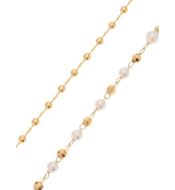 RESEXXY「2連ボールチェーンネックレス」|ネックレス|