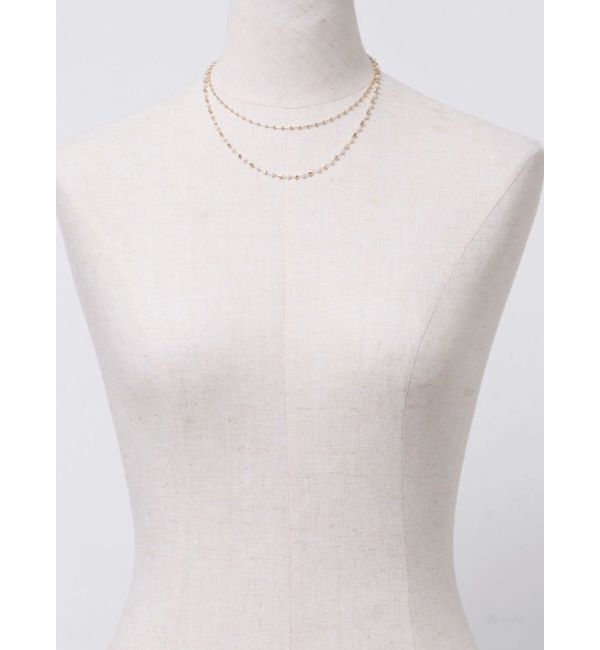 RESEXXY「2連ボールチェーンネックレス」|ネックレス|