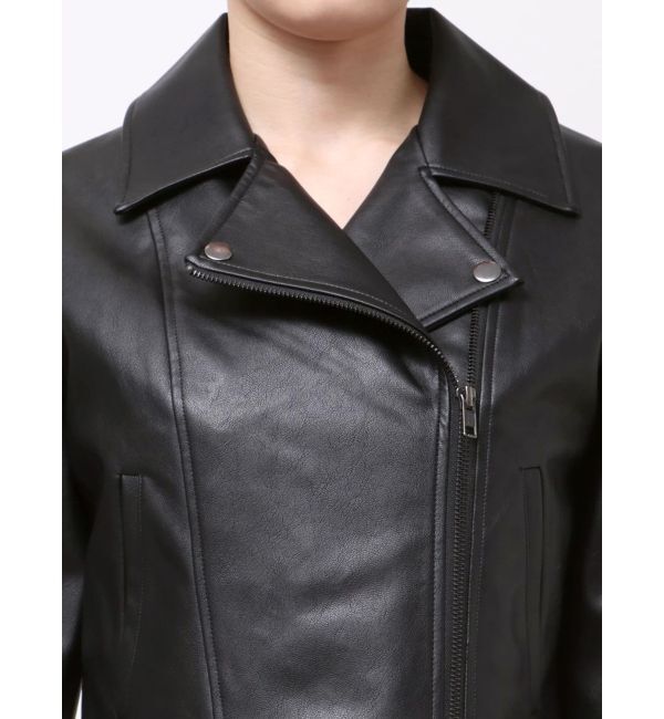 RESEXXY「フェイクレザーライダースジャケット」|ライダースジャケット|