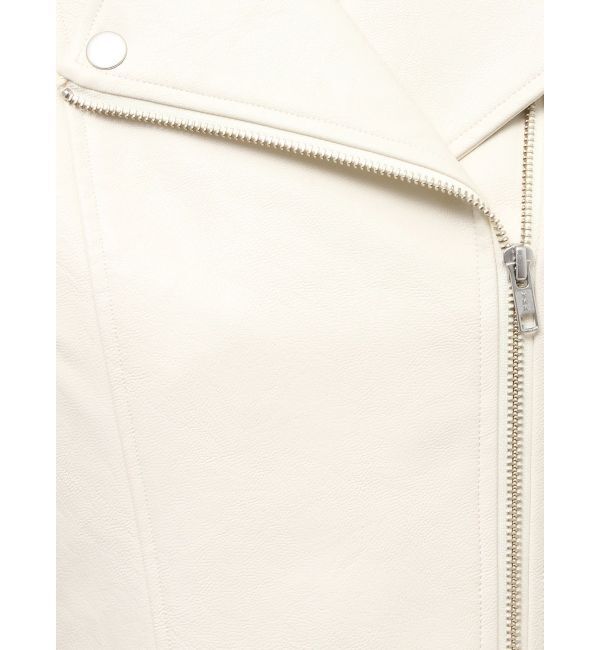 RESEXXY「フェイクレザーライダースジャケット」|ライダースジャケット|