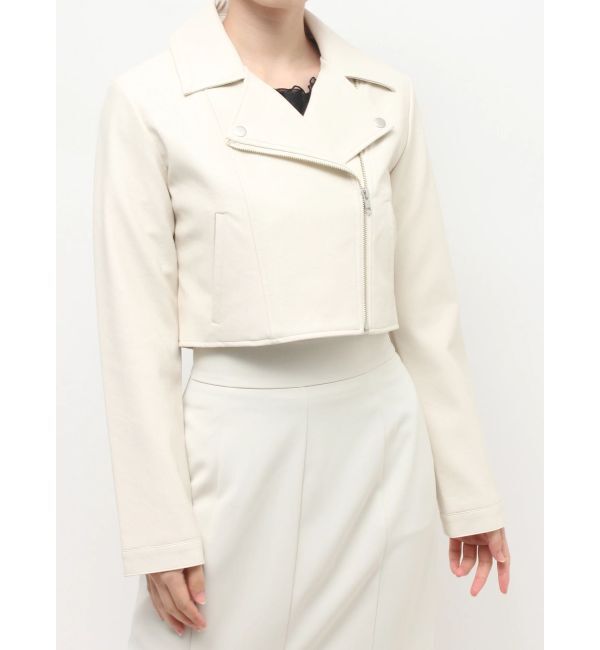 RESEXXY「フェイクレザーライダースジャケット」|ライダースジャケット|