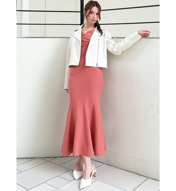 RESEXXY「フェイクレザーライダースジャケット」|ライダースジャケット|