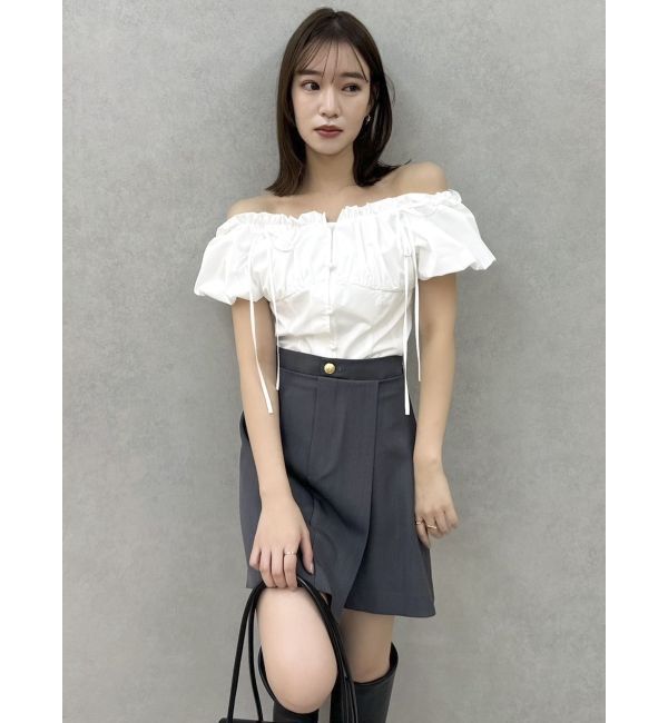 dazzlin「【セットアップ対応】レイヤーハイウエストミニスカート」|スカート|