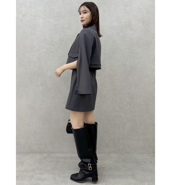 dazzlin「【セットアップ対応】レイヤーハイウエストミニスカート」|スカート|