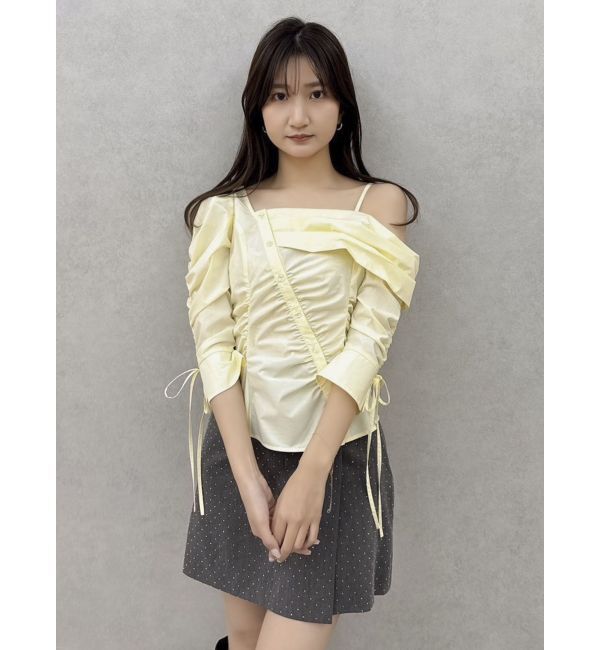 dazzlin「【セットアップ対応】レイヤーハイウエストミニスカート」|スカート|