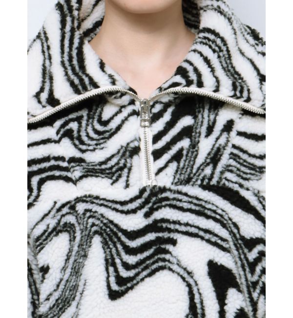 EMODA「ハーフジップボアプルオーバー」|Tシャツ・カットソー|