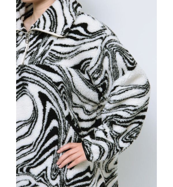 EMODA「ハーフジップボアプルオーバー」|Tシャツ・カットソー|