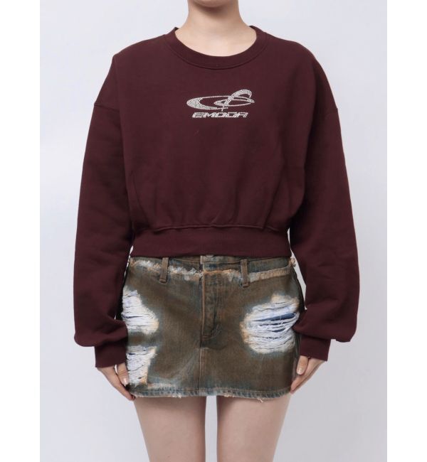 EMODA「STONE LOGO SHORT SWEAT」|Tシャツ・カットソー|