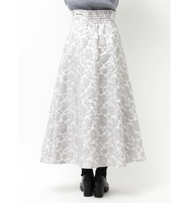 MERCURYDUO「ラメジャカードフレアスカート」|スカート|