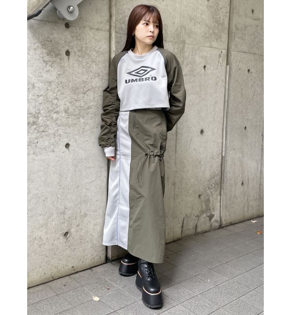 MURUA「【UMBRO&times;MURUA】スイッチマテリアルスカート」|スカート|
