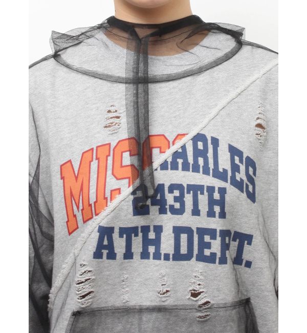 Ungrid「フードデザインチュールトップス」|その他|