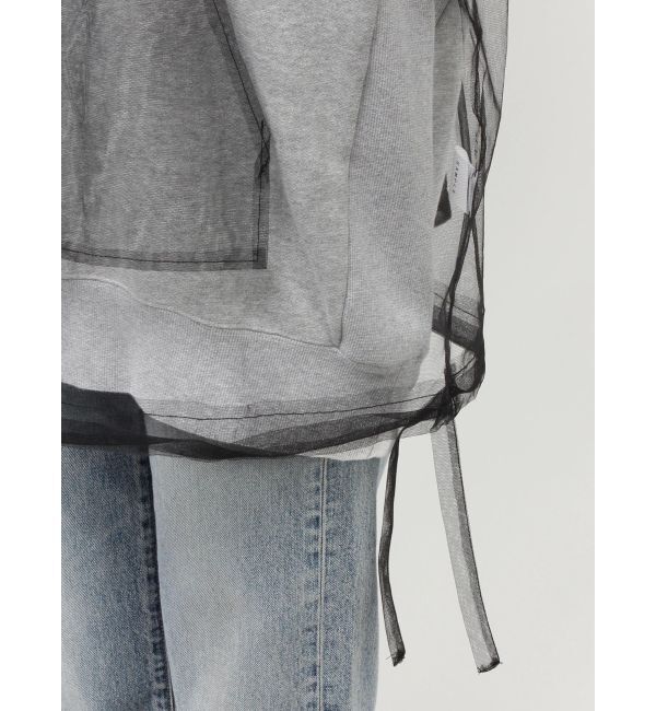 Ungrid「フードデザインチュールトップス」|その他|