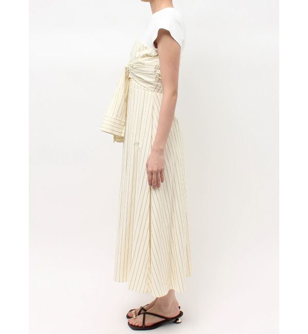 LAGUNAMOON「カットドッキングシャツレイヤードワンピース」|ワンピース|