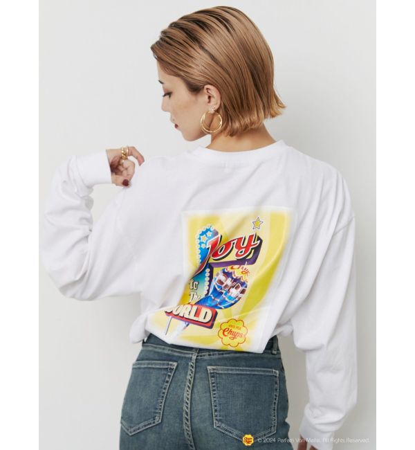 EVRIS「【EVRIS&times;Chupa Chups】グラフィックロンT」|Tシャツ・カットソー|