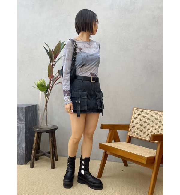 EVRIS「バタフライシアートップス」|Tシャツ・カットソー|