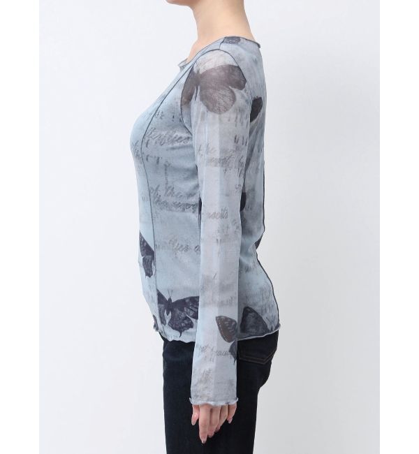 EVRIS「バタフライシアートップス」|Tシャツ・カットソー|