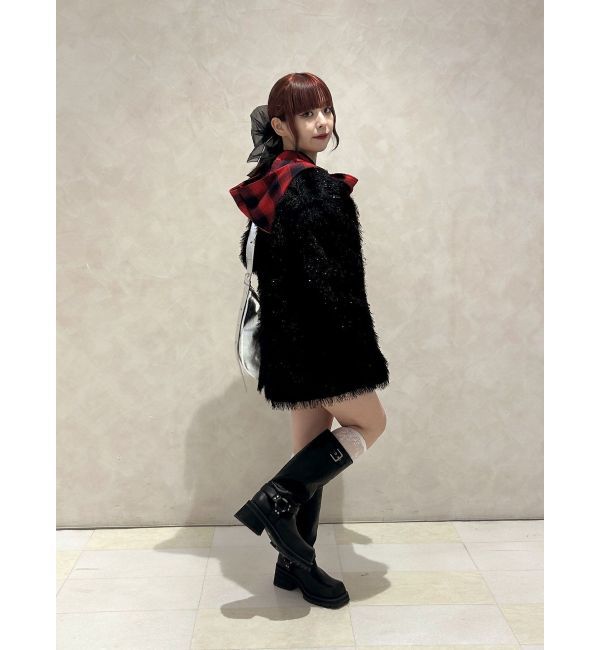 jouetie「フリンジジャガードジャケット【セットアップ対応】」|テーラードジャケット|