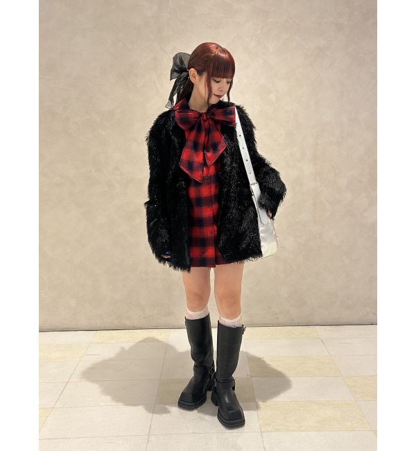 jouetie「フリンジジャガードジャケット【セットアップ対応】」|テーラードジャケット|