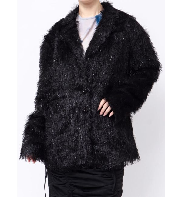 jouetie「フリンジジャガードジャケット【セットアップ対応】」|テーラードジャケット|